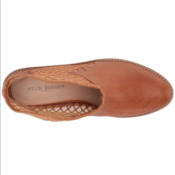 KELSI DAGGER Keenan Leather Mesh CutOut Ankle Boot - Picture 4 of 5